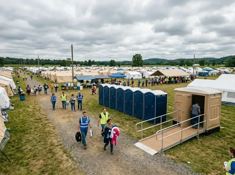 disaster-relief-camp-restrooms-010 — frequently asked questions, Dumpster & Portable Bathrooms Rental in Little Falls, MN